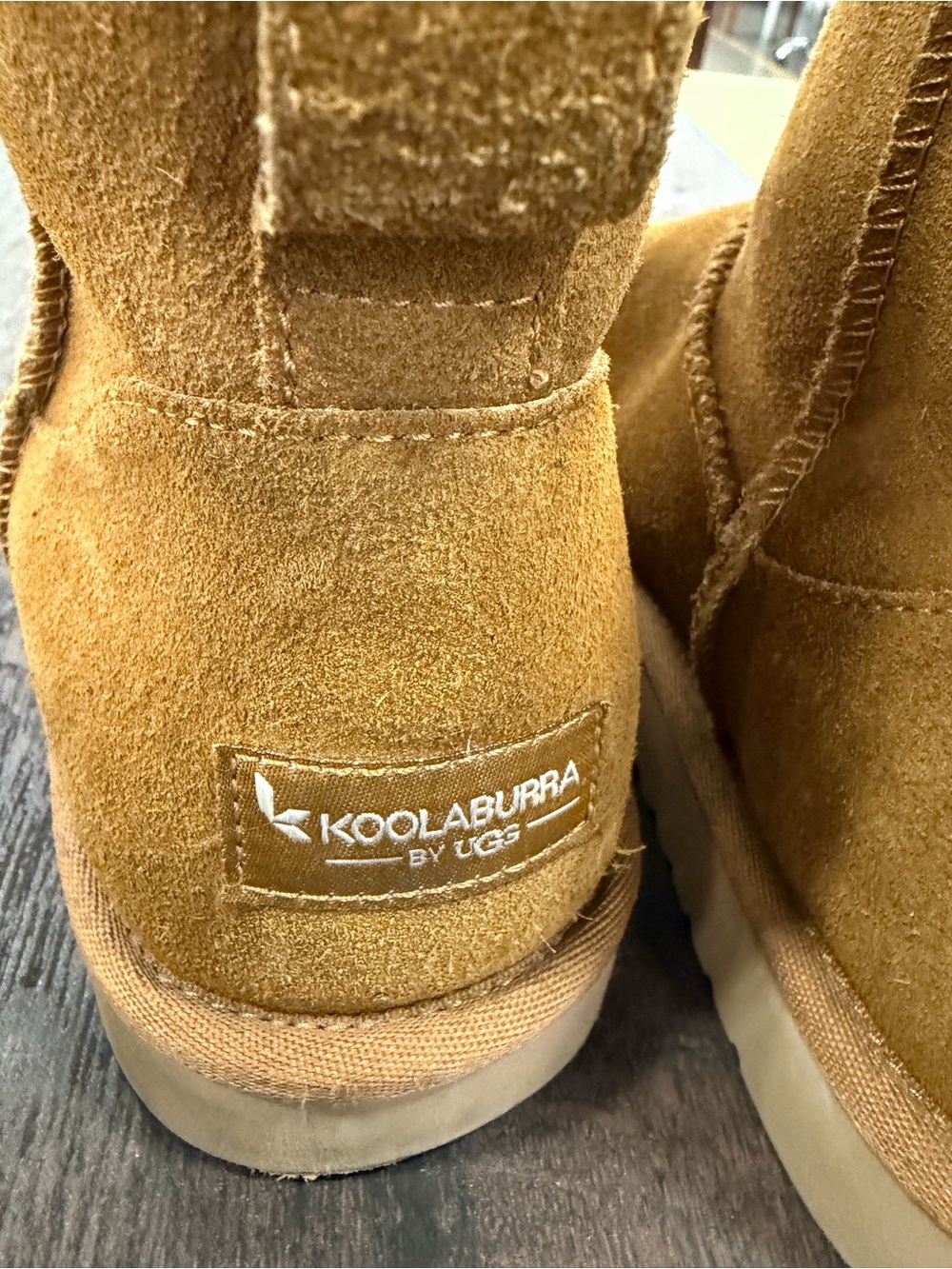 Koolaburra Kids' Chestnut Suede Boots